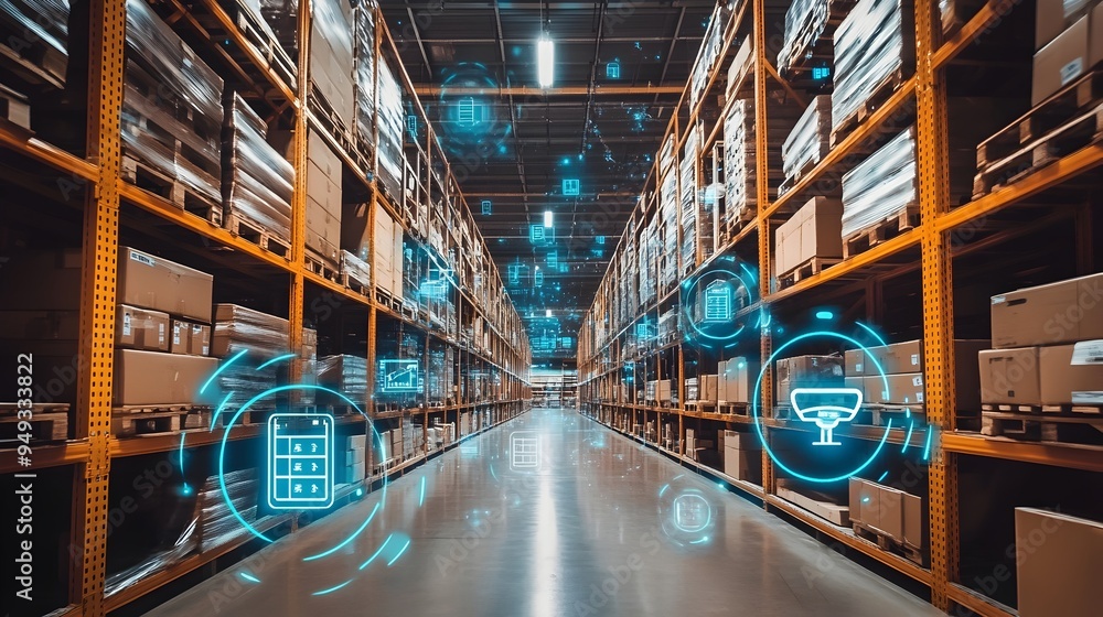 Poster advanced inventory tracking and management system leveraging iot enabled devices to optimize efficie