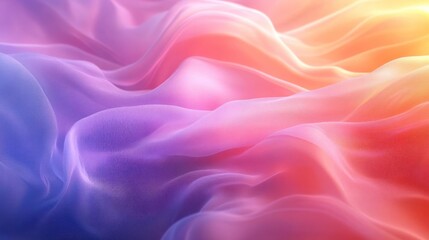Obraz premium A vibrant, artistic background with abstract pink and purple colors flowing like waves.