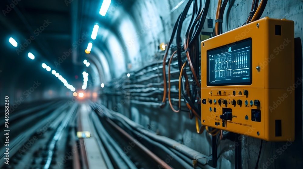 Poster iot powered electrical systems installation guidance in tunnel infrastructure advanced automation an