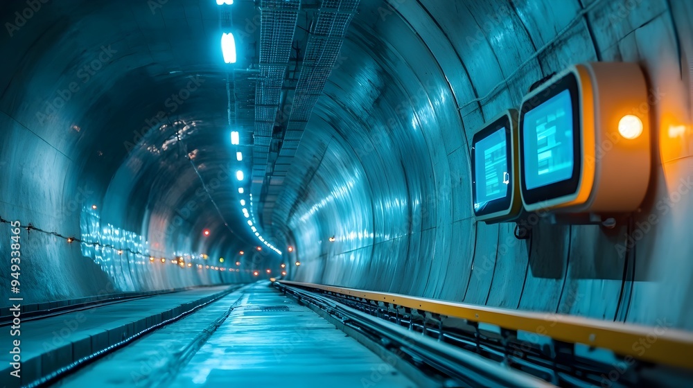 Poster advanced iot enabled monitoring devices providing real time data and analytics on tunnel structural 