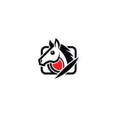 Camera Horse Logo design