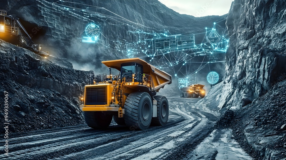 Poster innovative iot technology optimizing the blasting process in a quarry mining for enhanced efficiency