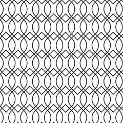 Naklejka premium Wavy line pattern mesh curve vector seamless background for fabric wallpaper printing. 