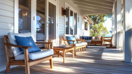 Fototapeta premium Beach House Porch.