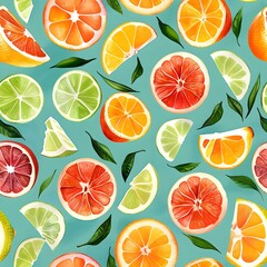 Obraz premium retro seamless pattern