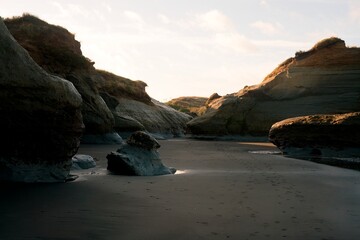 Big Cliffs on the Waverley Beach