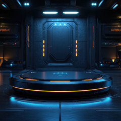 Obraz premium Futuristic Platform.