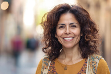 Fototapeta premium Smiling Woman Portrait.