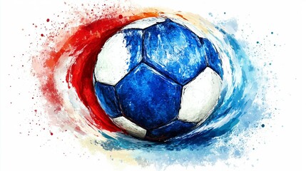 The Energetic Movement of a Soccer Ball in Action