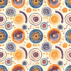 Fototapeta premium retro seamless pattern