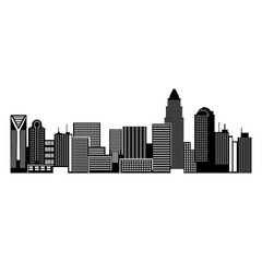 USA - Charlotte Skyline