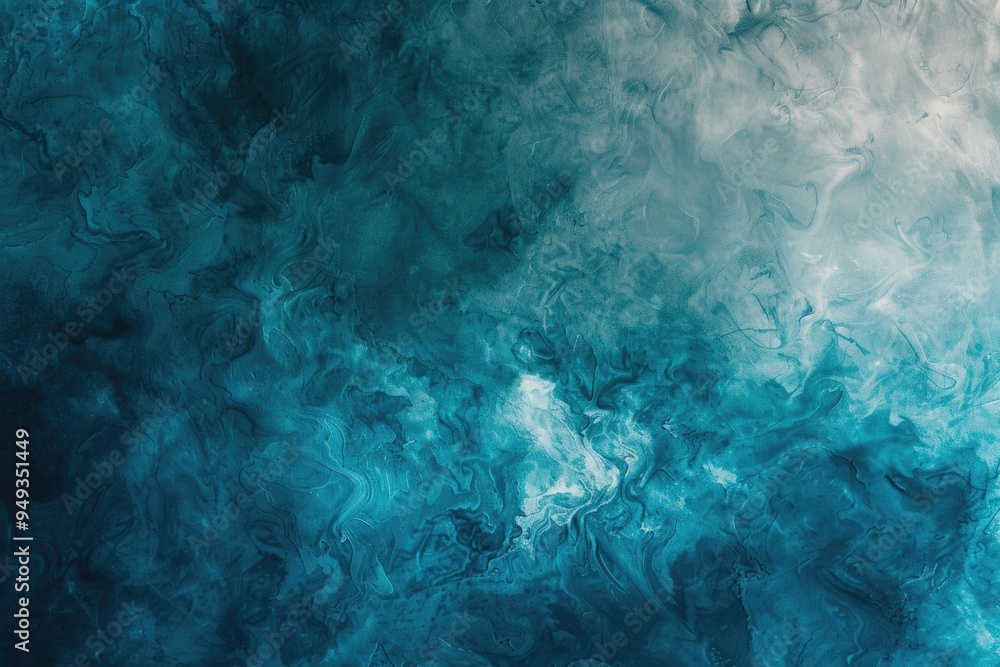 Poster a detailed view of a bright blue and white cloudy sky, suitable for use in weather or nature-related