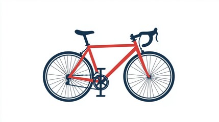 Fototapeta premium A Modern Interpretation of a Classic Bicycle Design