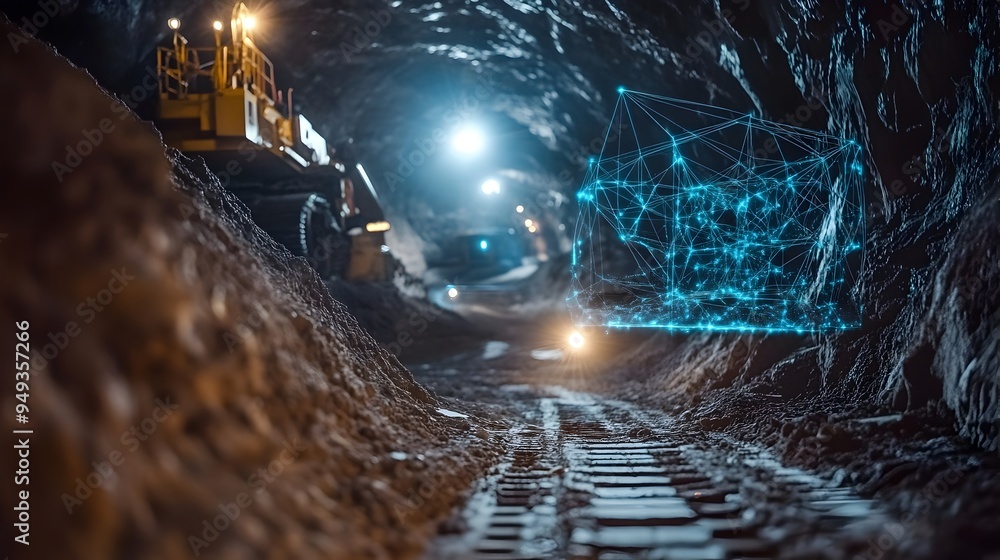Poster innovative iot systems coordinating and optimizing the excavation process in an underground mining f