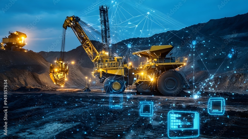 Poster advanced iot sensors tracking wear and tear on critical mining equipment to enable predictive mainte