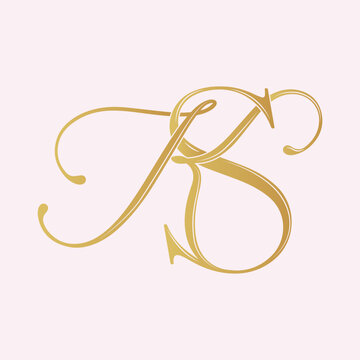 KS , SK , logo KS , Letter KS , monogram JS, vector, logo, Wedding Monogram Initials, Wedding Logo,Wedding Monogram, Logo Design