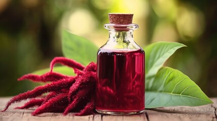 Amaranth Oil for Cosmetics: Pure and High-Quality Oil Extracted from Amaranth Seeds, Ideal for Skincare and Beauty Applications.