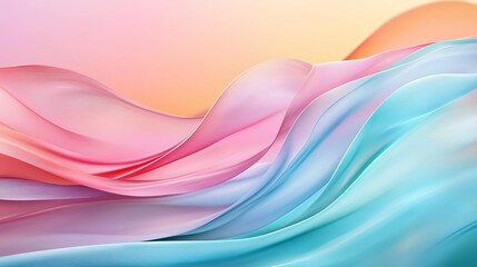 Gradient of pastel tones, from soft pinks to light blues, set against a bright, dynamic background, Colorful background, Gradient pastel fusion