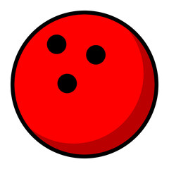 Obraz premium Bowling Ball Illustration