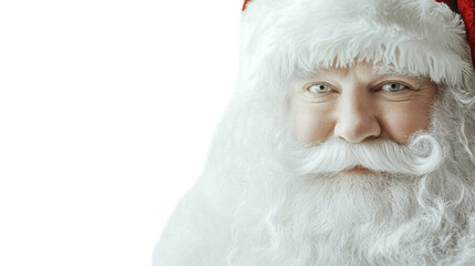 Obraz premium Santa Claus portrait isolated on white background