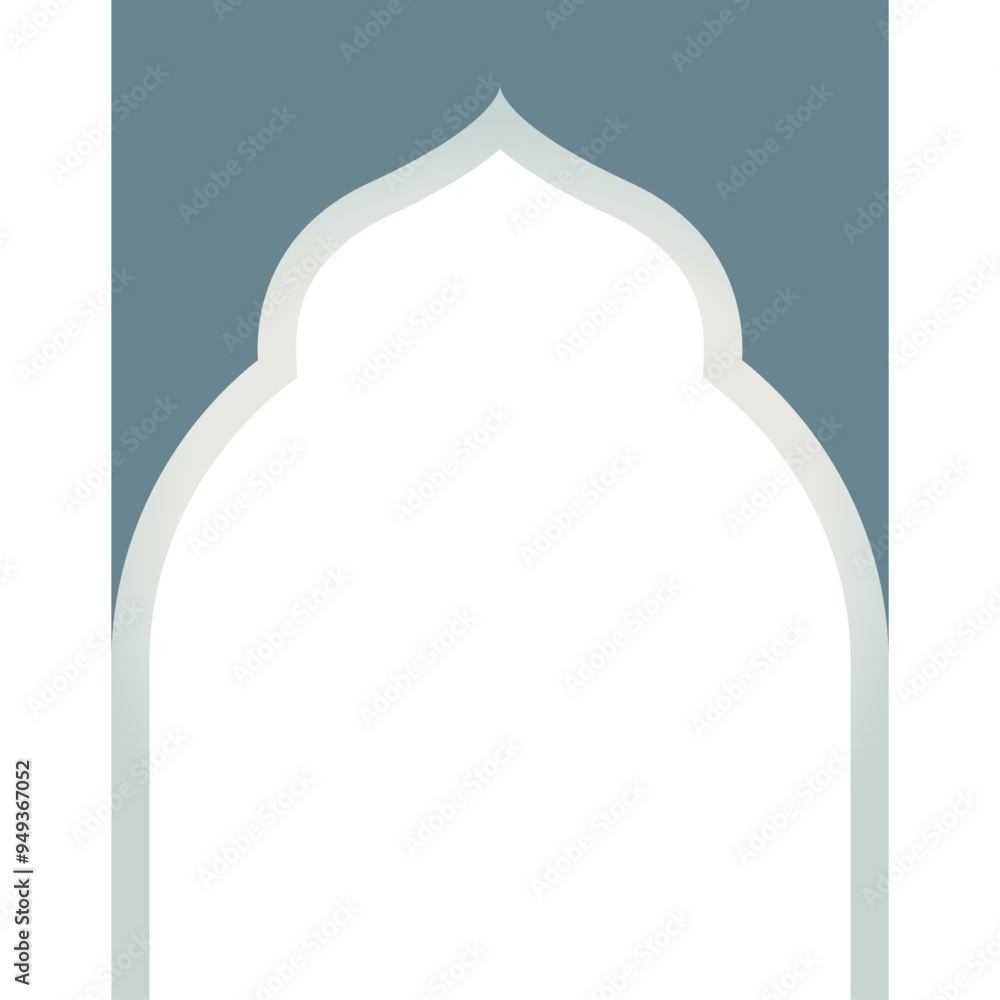 Sticker Islamic Frame Illustration