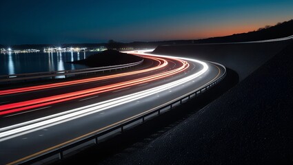 Nightscape Velocity: Long Exposure of Urban Transit