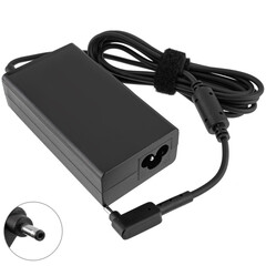 Laptop power adapter, on white background in insulation.