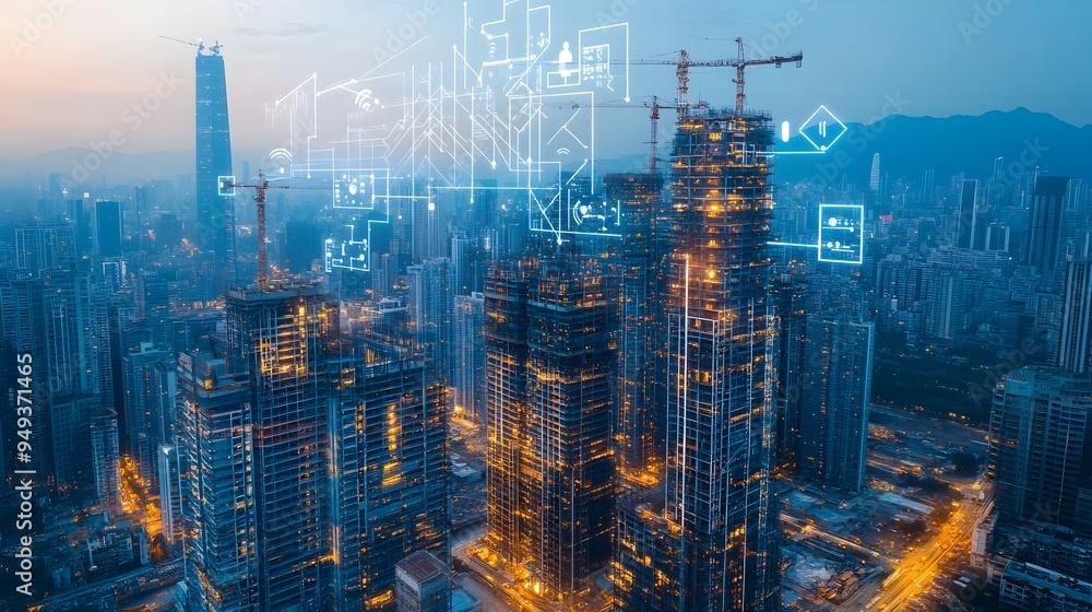 Poster leveraging iot technology and data analytics to optimize the concrete pouring process in skyscraper 