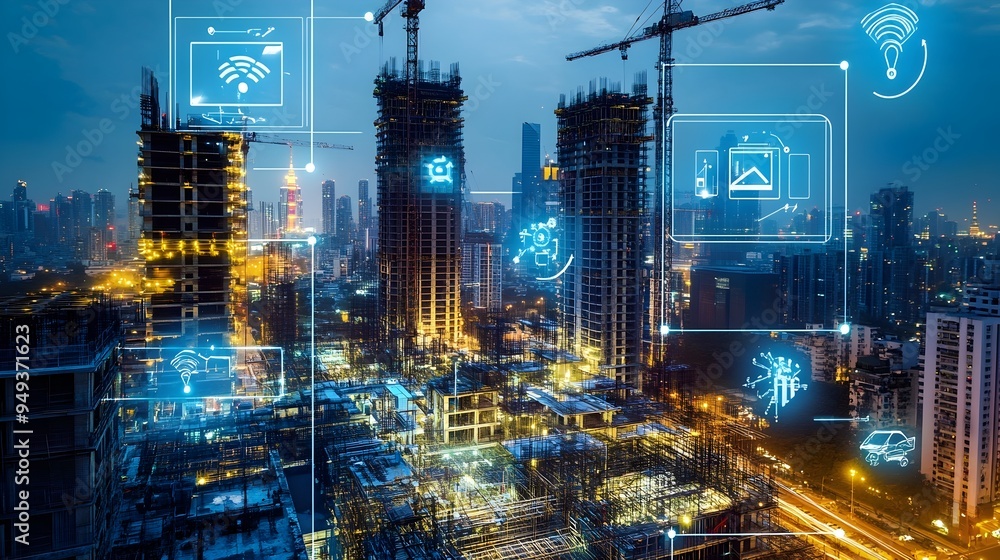 Poster cutting edge iot sensors and automation technologies monitoring and enforcing safety protocols on a 