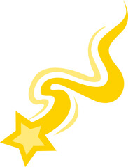 Fototapeta premium Shooting Star Element Design