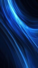 Fototapeta premium A digital art image of abstract design with a blend of blue and white,