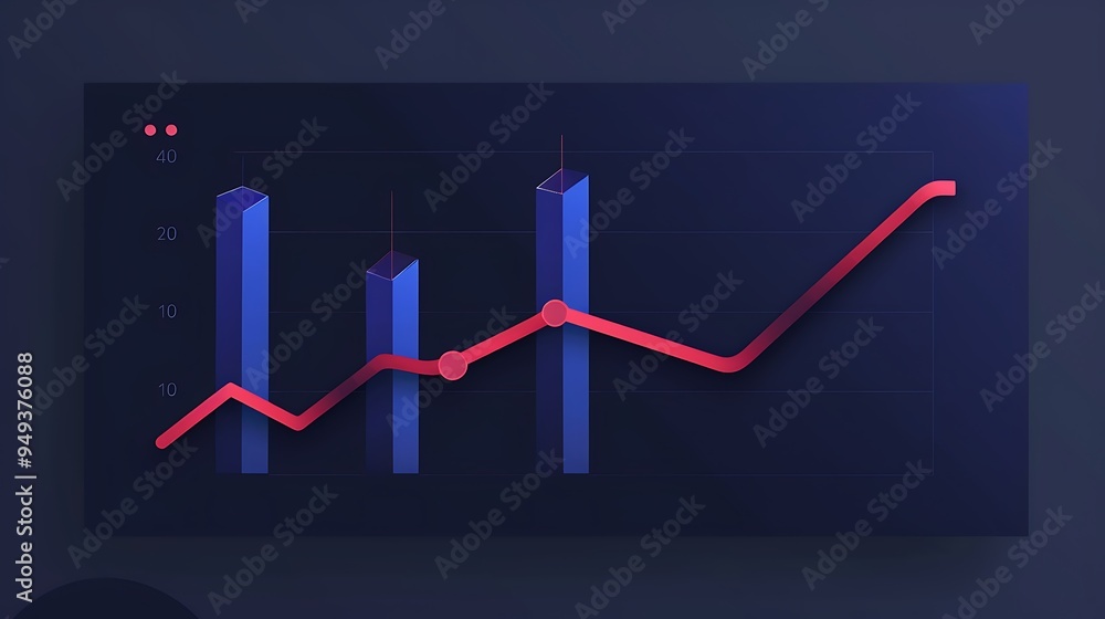 Poster analyzing trends in data visualization for modern business insights