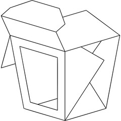 Food Takeaway Box Icon