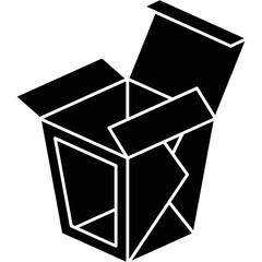 Food Takeaway Box Icon
