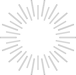 Obraz premium the shape of light(line drawing)