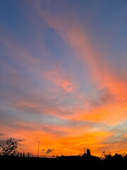 sunset at the beach