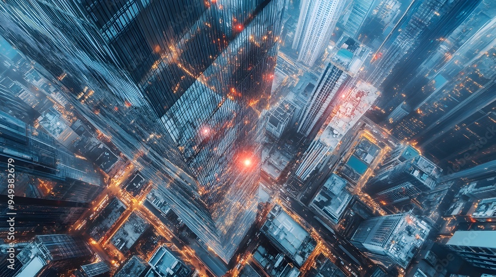 Poster iot technology enabling intelligent logistics for skyscraper construction site automated monitoring 