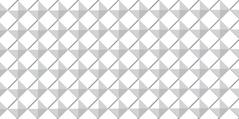 Fototapeta premium Seamless modern diagonal square grid pattern ceramic tiles wall background.