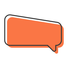 Speech Bubble perfect for adding to your designs, such as adding text, blank space for writing, and conversation