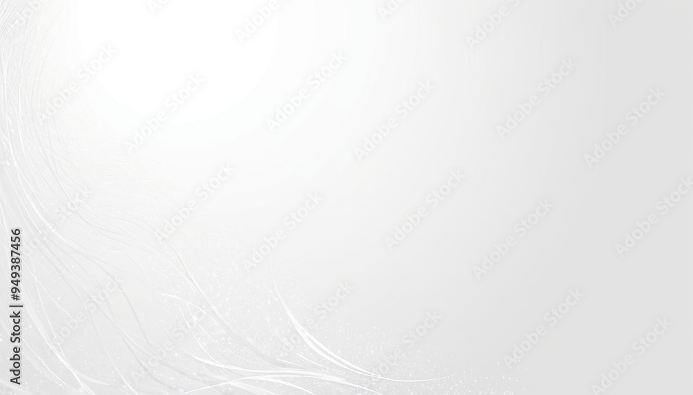 Poster abstract geometric curved wavy background with white flowing lines, digital future technology abstra