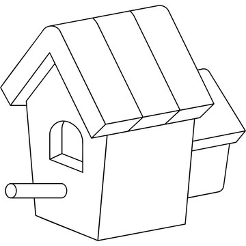 recommend clip art: Spring Birdhouse Icon