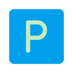 parking area duo tone icon