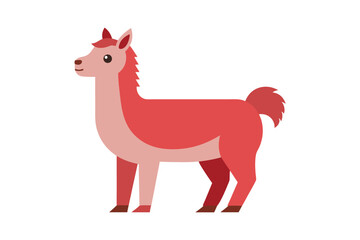Fototapeta premium Alpaca image vector