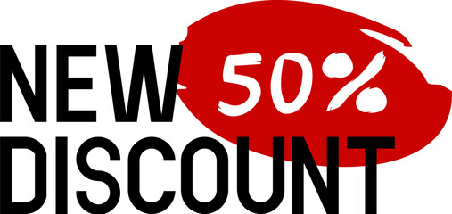New Discount Label Tag