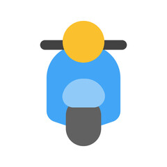 motorcycle flat icon