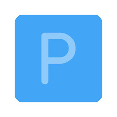 parking area flat icon