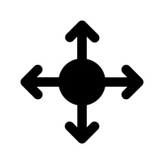 direction glyph icon