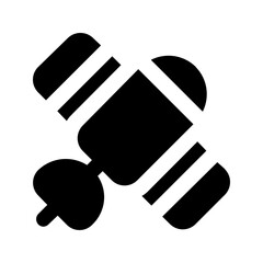 satellite glyph icon