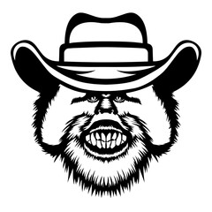 Orangutan In Cowboy Hat