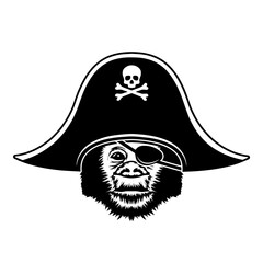 Pirate Chimp Monkey Champanzee